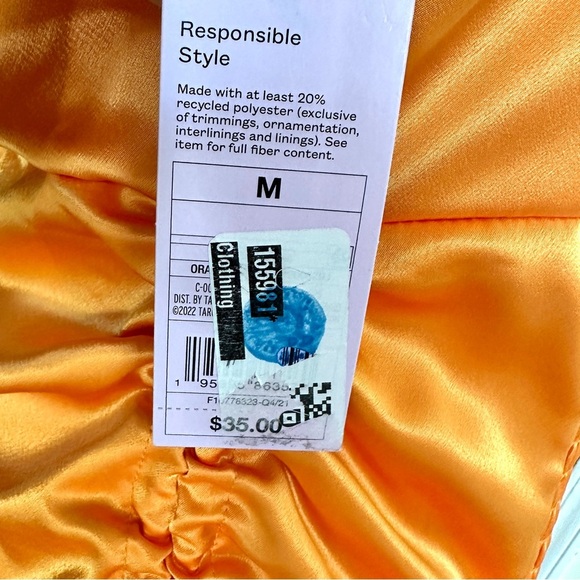 NWT $35 Wild Fable Yellow Mini Dress Size M - Picture 9 of 9